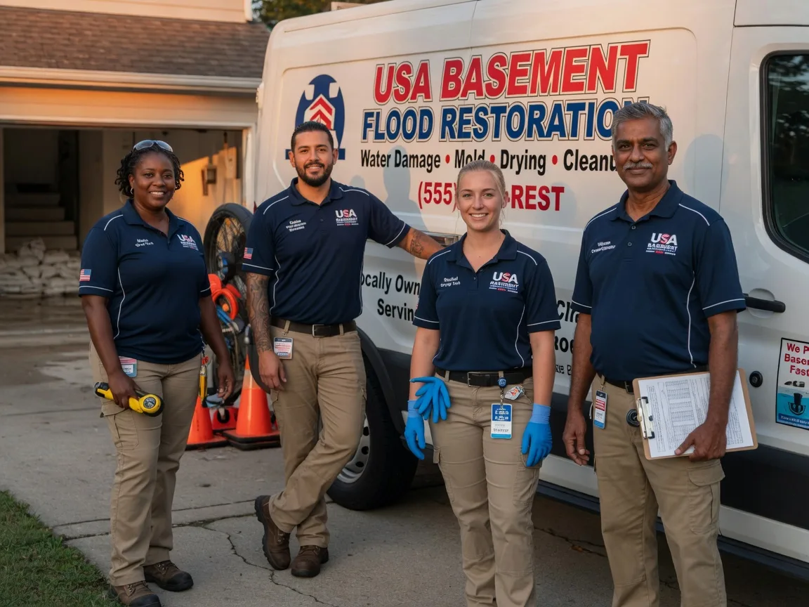 Basement Flood Cleanup company in Grace City, ND